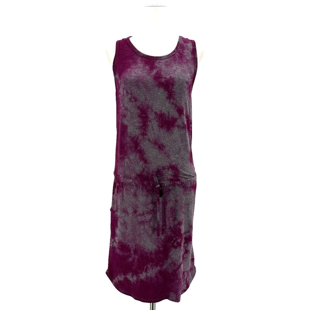 Sundry by EVEREVE Purple Tie-Dye Dress